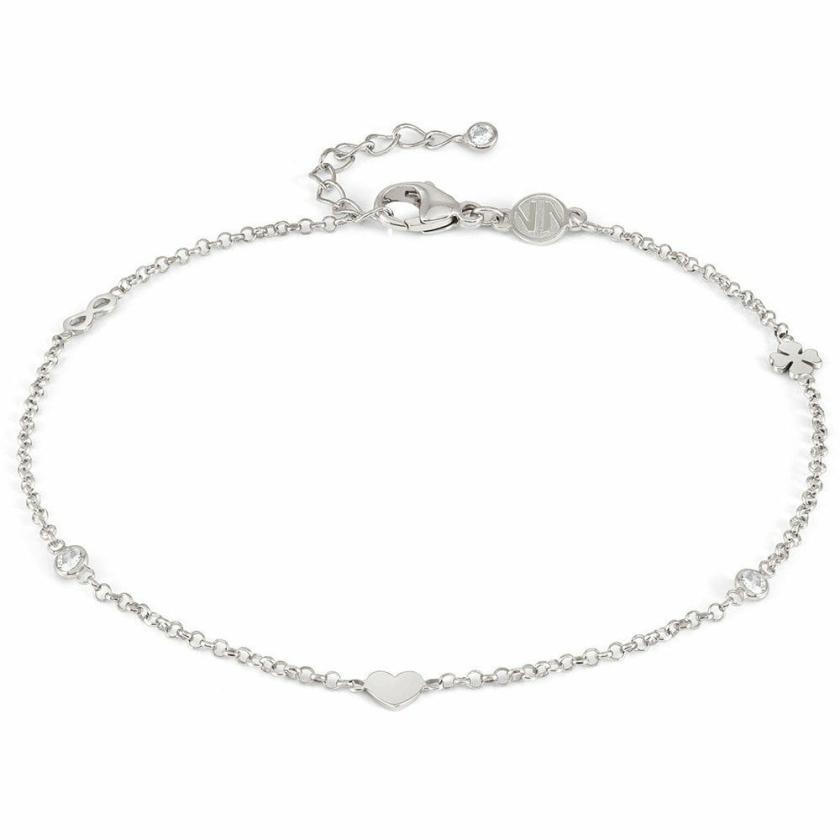 Anklets | Womens Silver Marquise Stone Set Anklet Jewellery Type Anklets