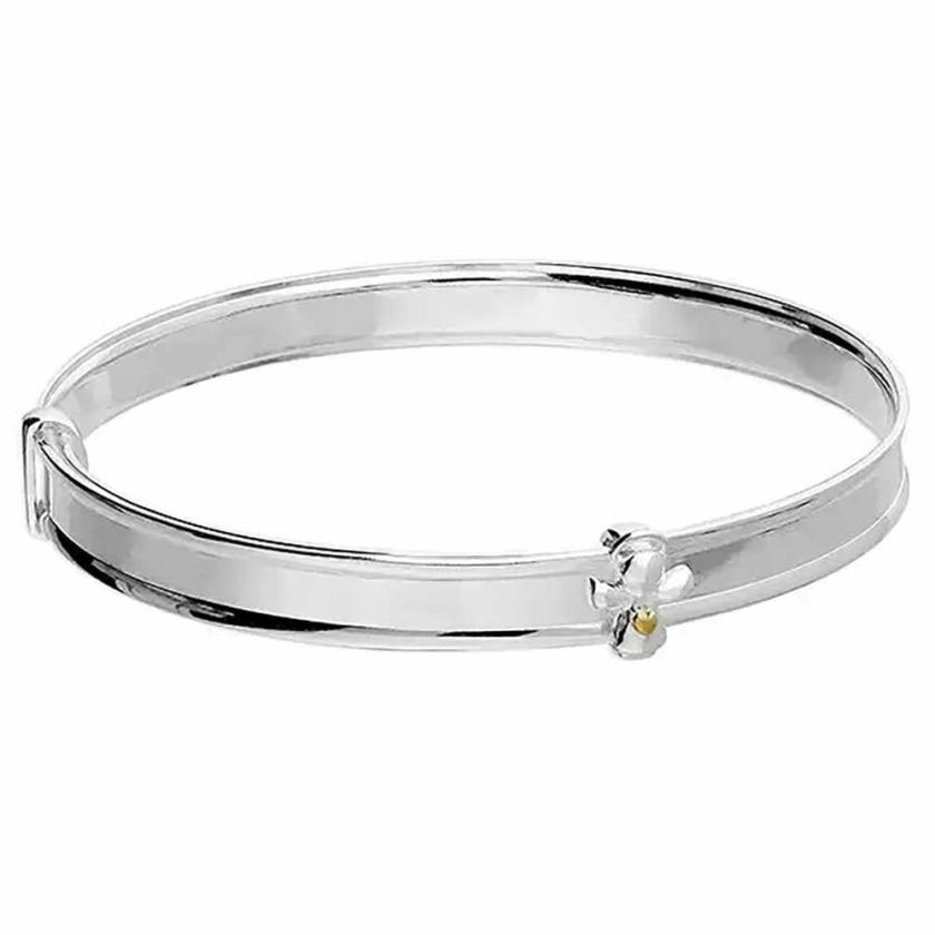 Bangles | Silver & Gold Plated Angel Babies Expander Bangle Bangles Bangles