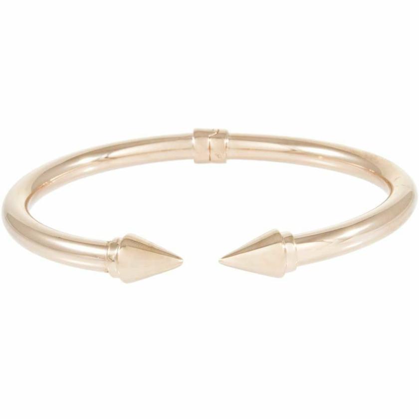 Bangles | Womens 18ct Rose Plated Shiny Arrows Bangle Bangles Bangles