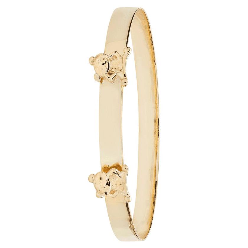 Bangles | Womens 9ct Yellow Gold Babies Bear Bangle Bangles Bangles