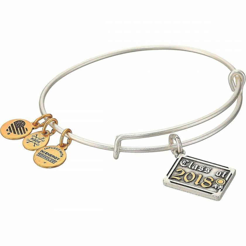 Bangles | Womens Class Of 2018 Two Tone Charm Bangle Bangles Bangles