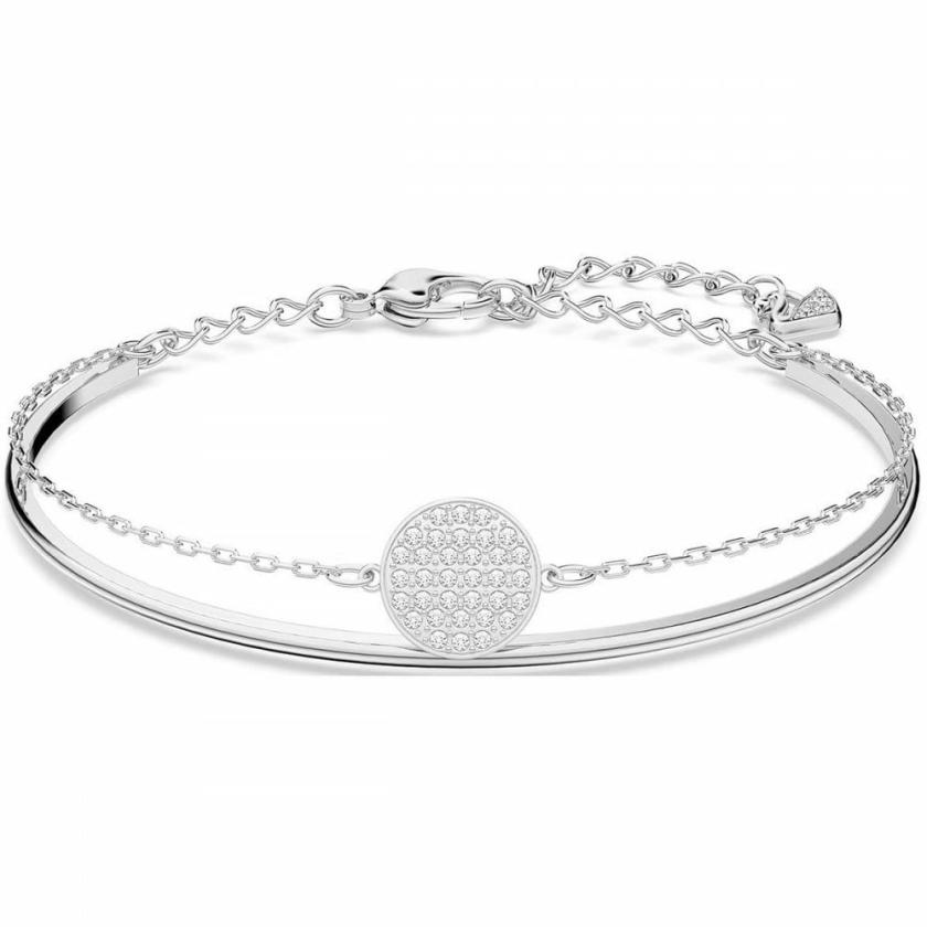 Bangles | Womens Ginger Rhodium Plated Circle Bangle Bracelet Bangles Bangles