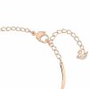 Bangles | Womens Infinity & Heart Interlocking Rose Gold Toned Bangle Bracelet Bangles Bangles