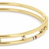 Bangles | Womens Ladies Hardware Gold Plated Hinged Bangle Bangles Bangles