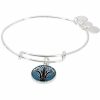 Bangles | Womens Lotus Blue Set Of Three Stone Set Charm Bangles Bangles Bangles