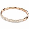 Bangles | Womens Meteora Snow Stone Set Rose Gold Toned Bangle Bangles Bangles