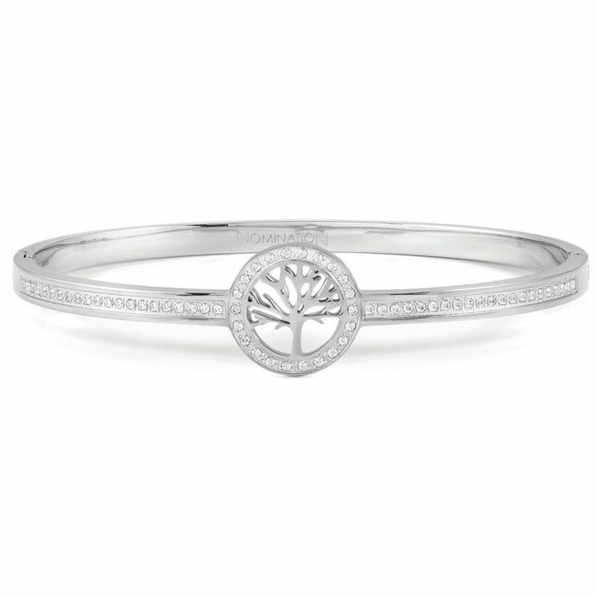 Bangles | Womens PRETTY Steel Bangle with Tree of Life Bangles Bangles