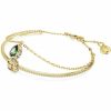 Bangles | Womens Stilla Mixed Cut Gold Toned Green Stone Set Bangle Bracelet Bangles Bangles