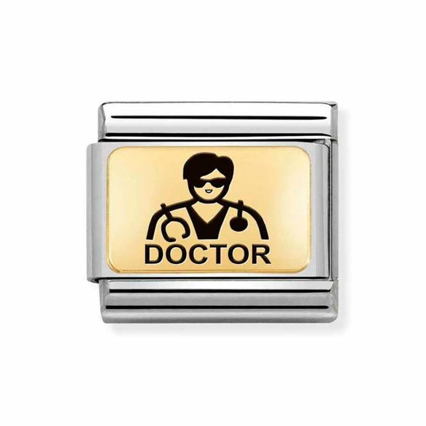 Beads & Charms | Mens CLASSIC Gold ‘MALE DOCTOR’ Charm 18ct Yellow Gold Beads & Charms