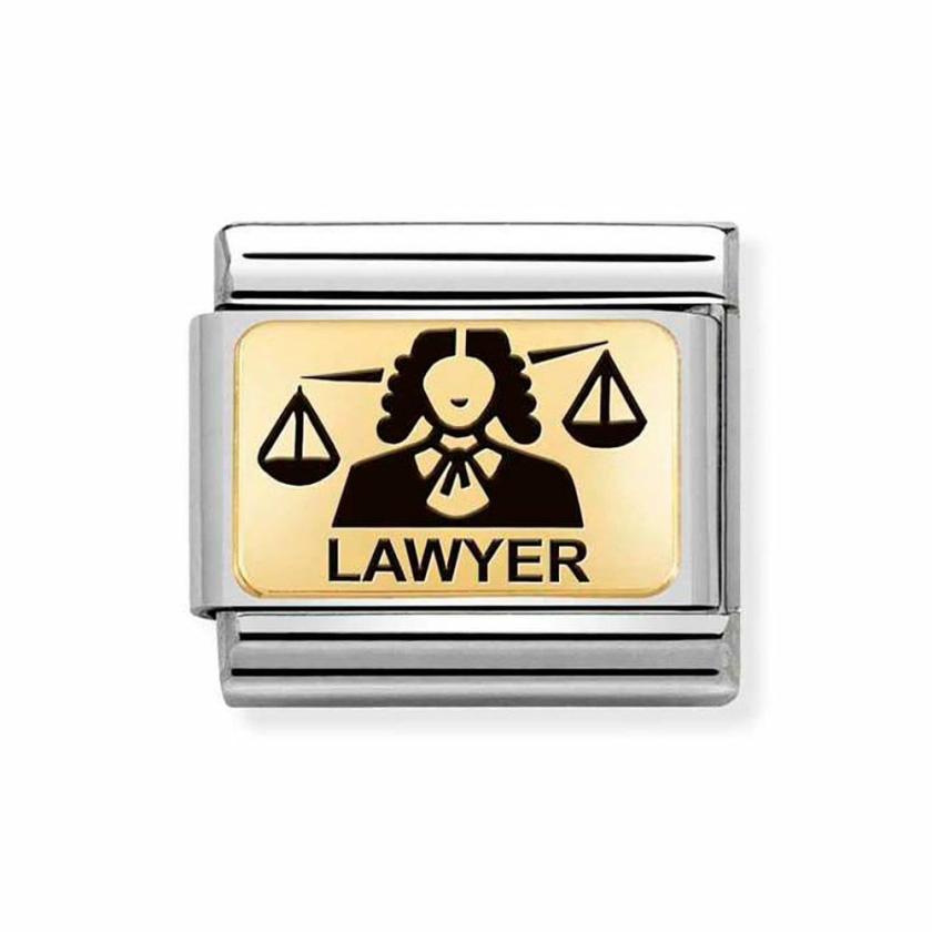 Beads & Charms | Mens/Womens CLASSIC Gold ‘LAWYER’ Charm 18ct Yellow Gold Beads & Charms