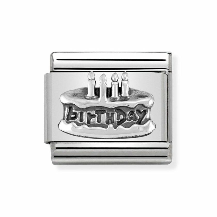 Beads & Charms | Mens/Womens CLASSIC Silvershine ‘BIRTHDAY’ Cake Charm Beads & Charms Beads & Charms