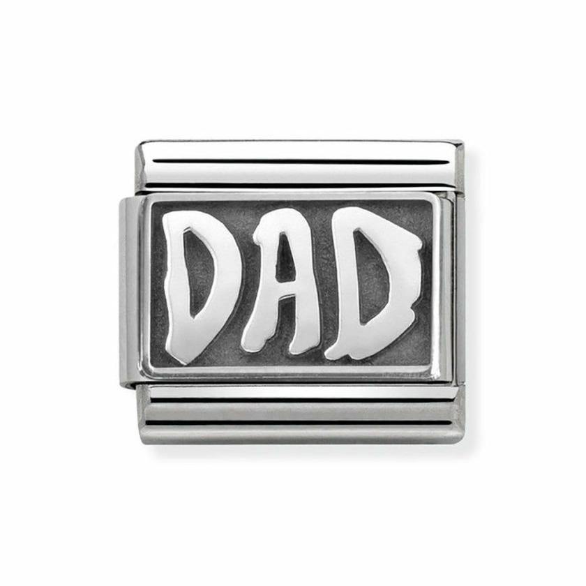 Beads & Charms | Mens/Womens CLASSIC Silvershine ‘DAD’ Charm Beads & Charms Beads & Charms