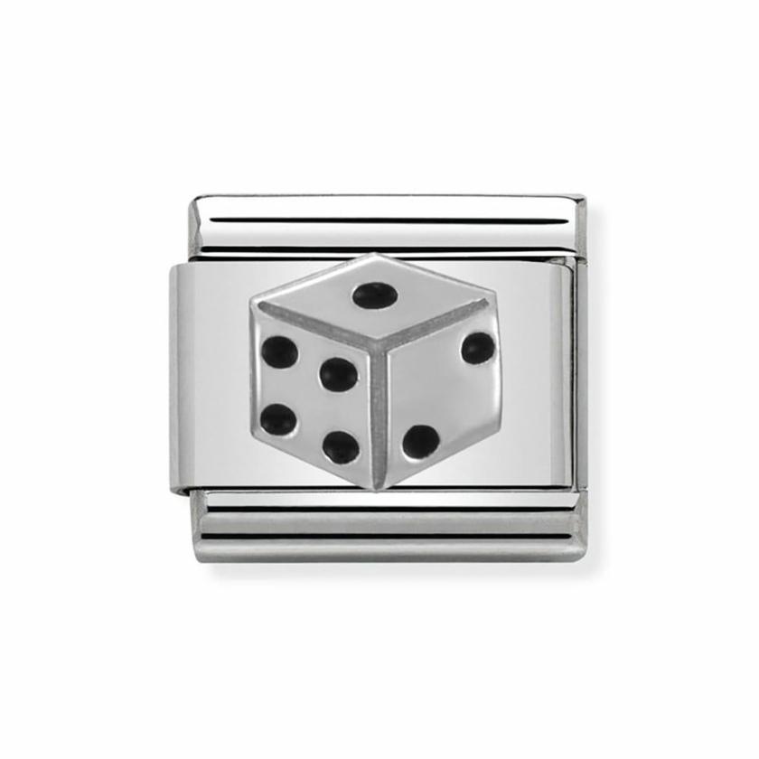 Beads & Charms | Mens/Womens CLASSIC Silvershine Dice Charm Beads & Charms Beads & Charms