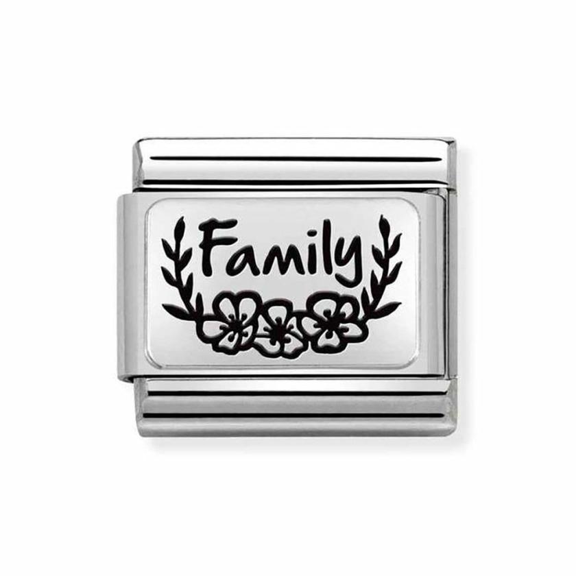 Beads & Charms | Mens/Womens CLASSIC Silvershine ‘FAMILY’ With Flowers Charm Beads & Charms Beads & Charms