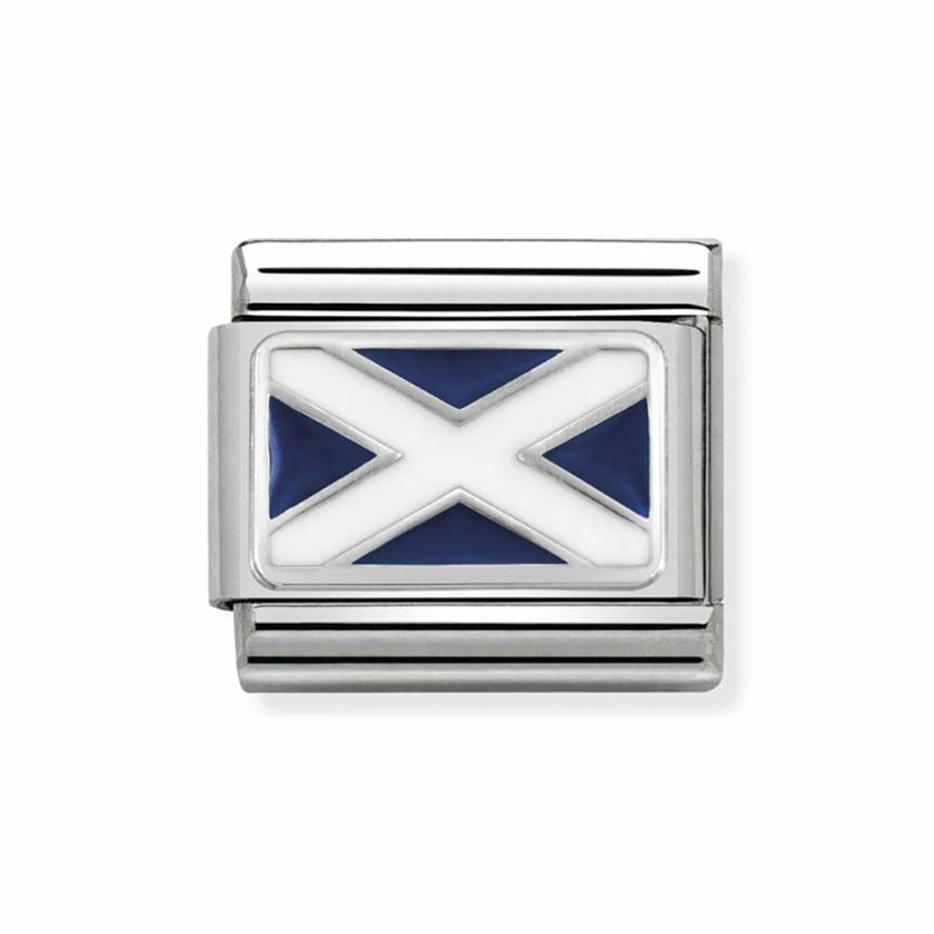 Beads & Charms | Mens/Womens CLASSIC Silvershine Scotland Flag Charm Beads & Charms Beads & Charms