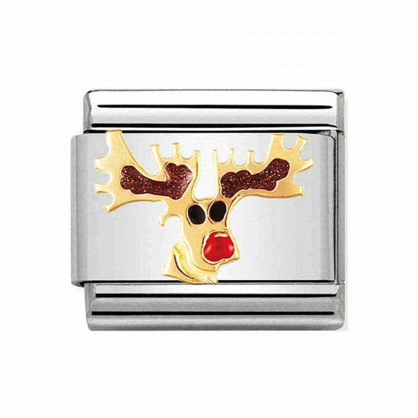 Beads & Charms | Womens CLASSIC Gold Christmas Reindeer Charm Beads & Charms Beads & Charms