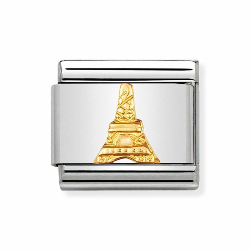 Beads & Charms | Womens CLASSIC Gold Eiffel Tower Charm 18ct Yellow Gold Beads & Charms