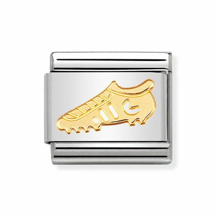 Beads & Charms | Womens CLASSIC Gold Football Boot Charm 18ct Yellow Gold Beads & Charms