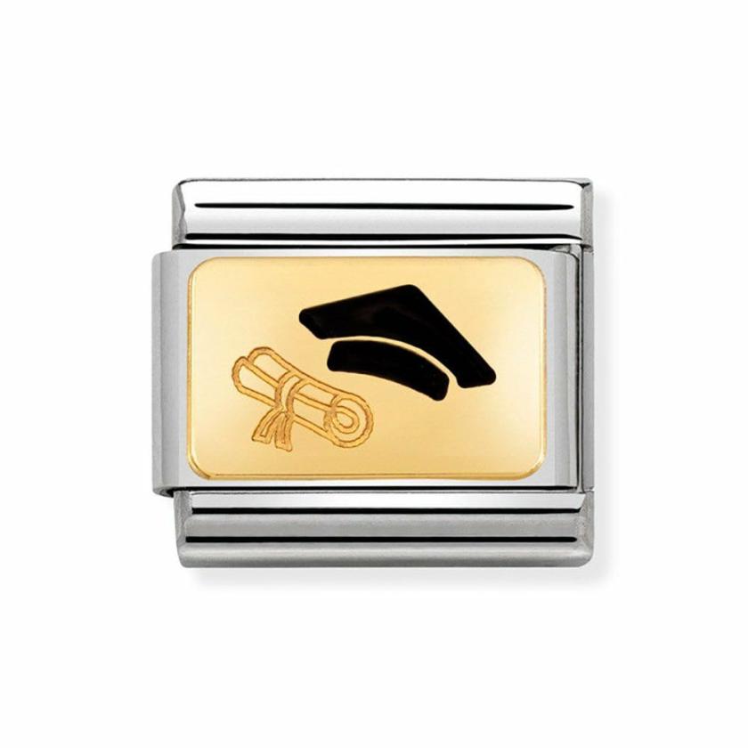 Beads & Charms | Womens CLASSIC Gold Graduation Cap Charm 18ct Yellow Gold Beads & Charms