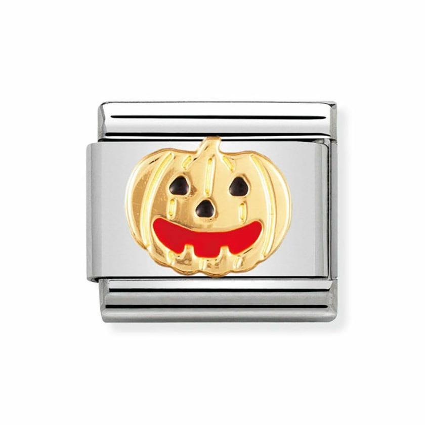 Beads & Charms | Womens CLASSIC Gold Halloween Pumpkin Charm 18ct Yellow Gold Beads & Charms