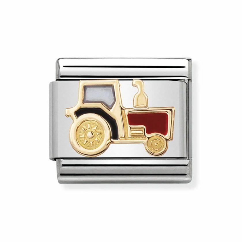 Beads & Charms | Womens CLASSIC Gold Tractor Charm 18ct Yellow Gold Beads & Charms