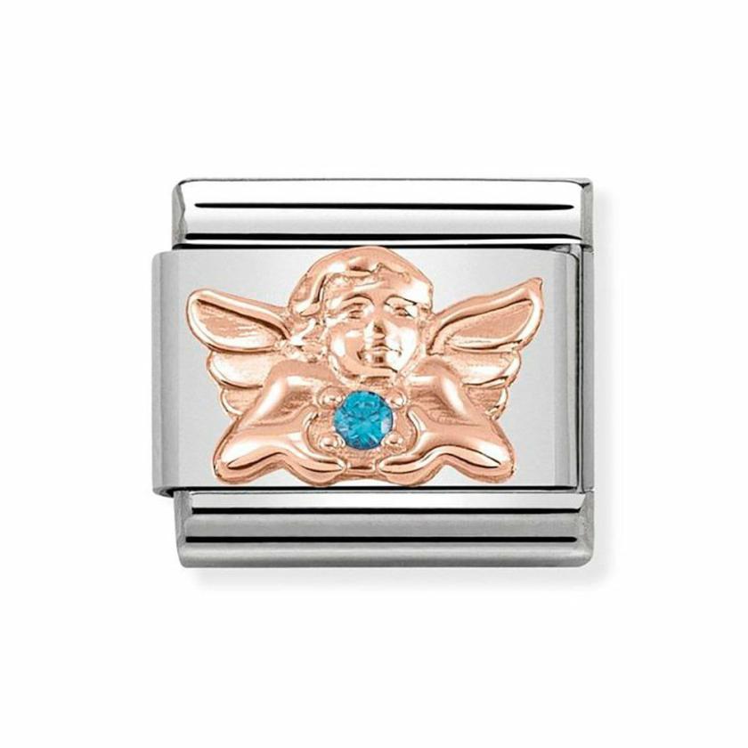 Beads & Charms | Womens CLASSIC Rose Angel Of Children Charm 9ct Rose Gold Beads & Charms