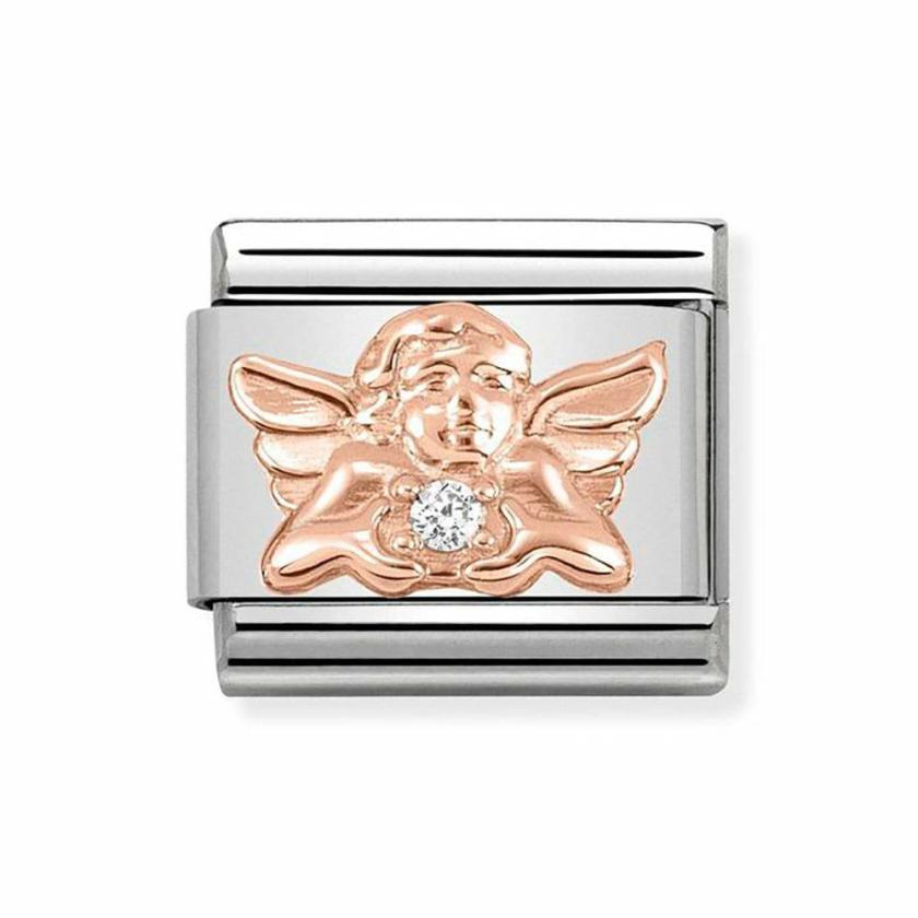 Beads & Charms | Womens CLASSIC Rose Angel Of Family Charm 9ct Rose Gold Beads & Charms