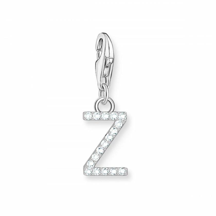 Beads & Charms | Womens Stone Set Letter ‘Z’ Charm Beads & Charms Beads & Charms