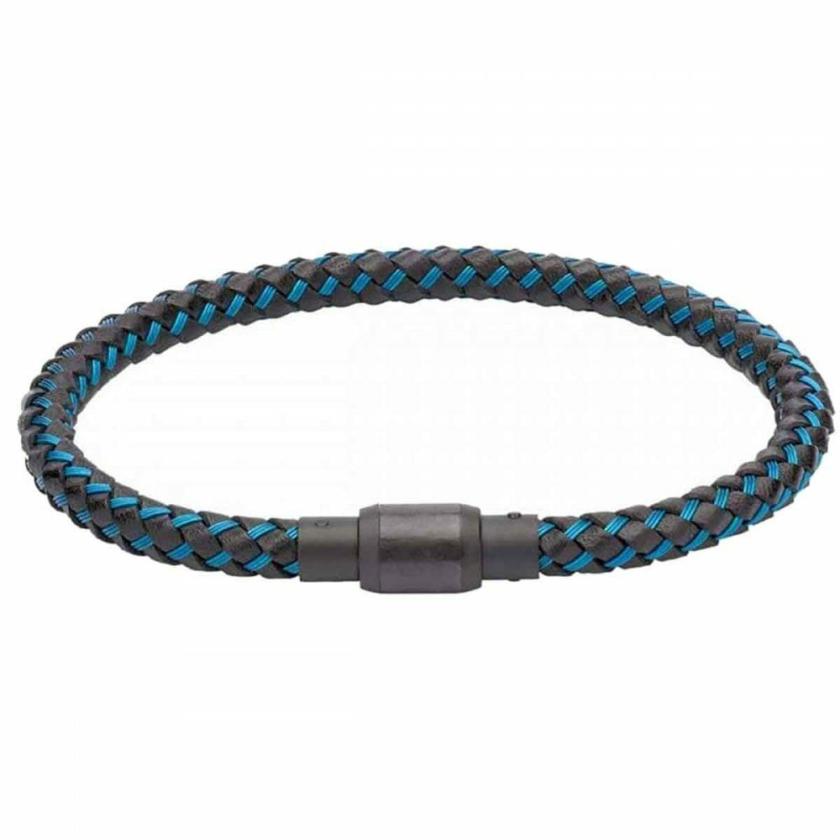 Bracelets | Mens Blue Braided Wire Magnetic Clasp Bracelet Bracelets Bracelets