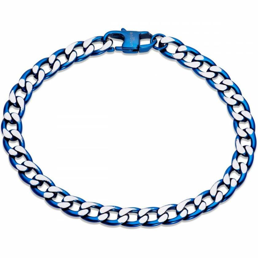 Bracelets | Mens Blue IP Plated Stainless Steel Bracelet Bracelets Bracelets