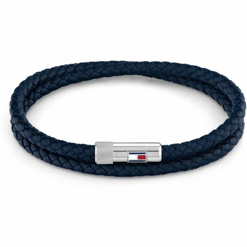 Bracelets | Mens Casual Navy Leather Double Wrap Bracelet Bracelets Bracelets