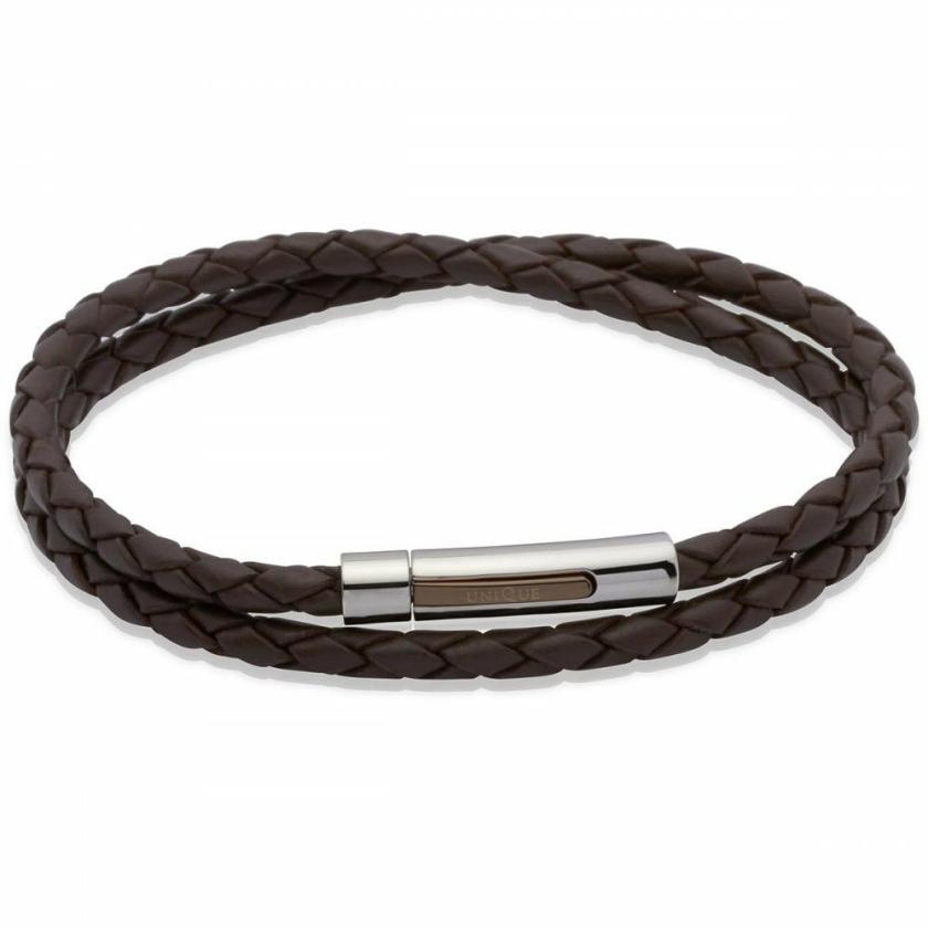 Bracelets | Mens Double Wrap Brown Leather Bracelet Bracelets Bracelets