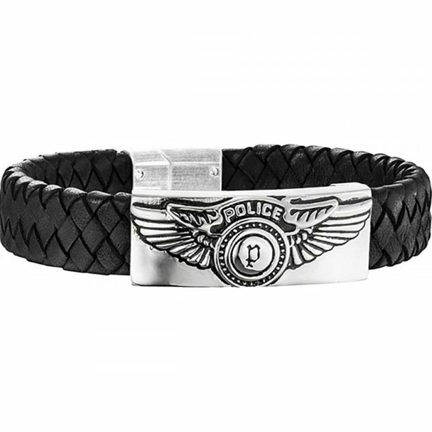 Bracelets | Mens Freedom Black Leather Bracelet Bracelets Bracelets