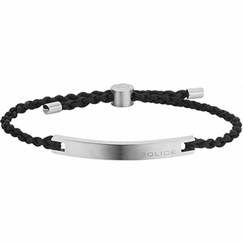 Bracelets | Mens Gents Black Braided Stainless Steel Drawstring Bracelet Bracelets Bracelets