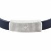 Bracelets | Mens Gents Navy Blue Rubber Bracelet Bracelets Bracelets