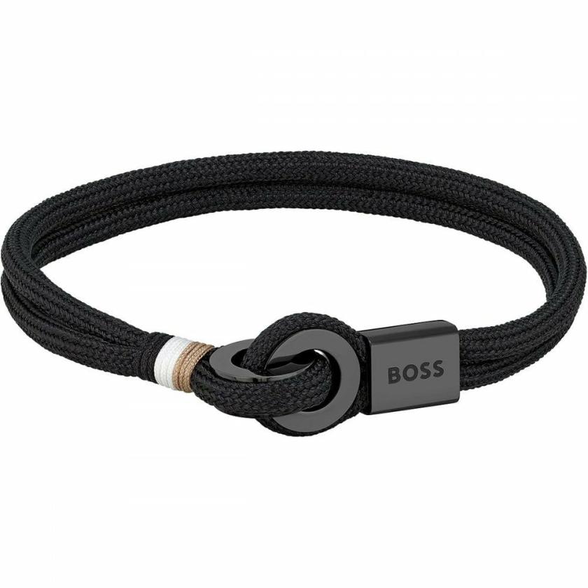 Bracelets | Mens Gent’s Thad Sport Nylon Black Cord Bracelet Bracelets Bracelets