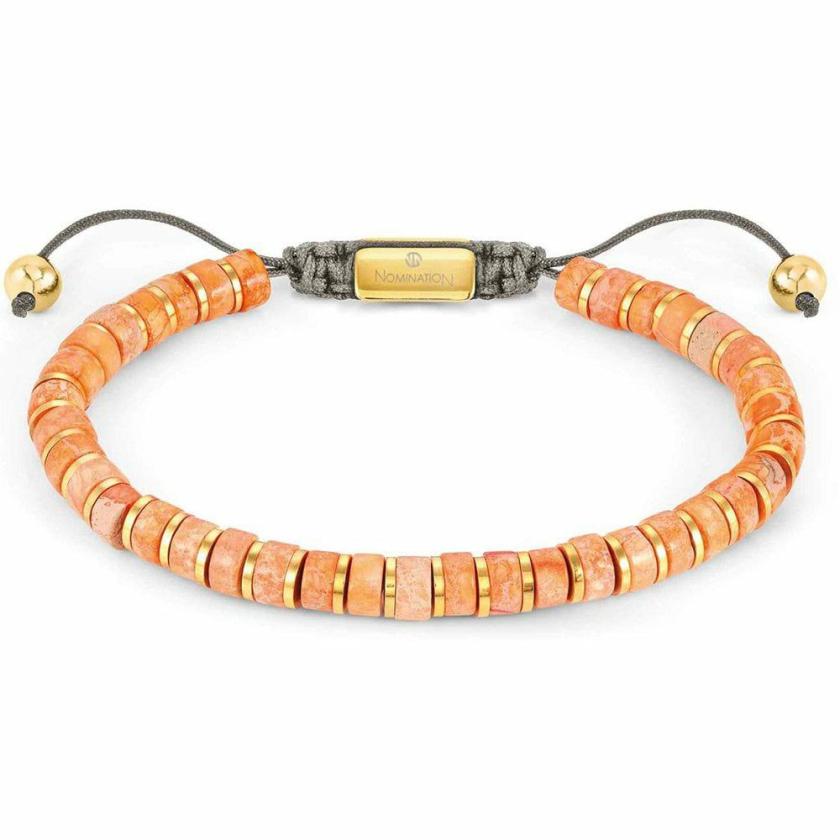 Bracelets | Mens INSTINCT Orange Jasper Drawstring Bracelet Bracelets Bracelets