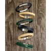 Bracelets | Mens Reborn Forest Green Double Row Leather Bracelet Bracelets Bracelets