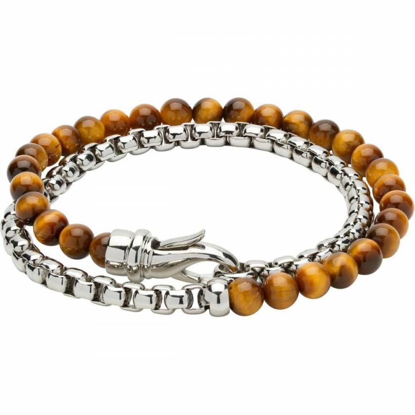 Bracelets | Mens Tigers Eye 21cm Beaded Bracelet Bracelets Bracelets