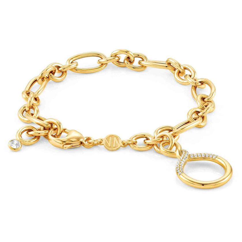 Bracelets | Womens ENDLESS Ladies Gold Plated Circle Bracelet Bracelets Bracelets