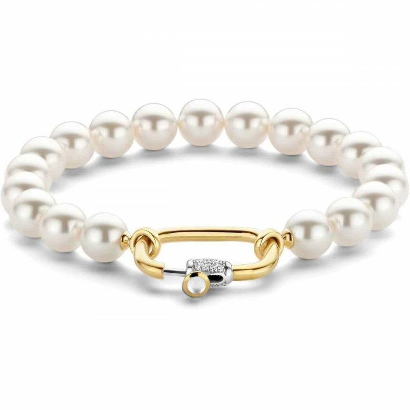 Bracelets | Womens Gold and White Pearl Bracelet Bracelets Bracelets