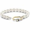 Bracelets | Womens Gold and White Pearl Bracelet Bracelets Bracelets