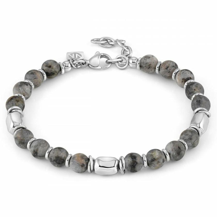 Bracelets | Womens INSTINCT Grey Jasper Beaded Bracelet Bracelets Bracelets