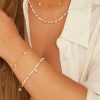 Bracelets | Womens Jac Jossa x Calm Pearl Lunar Bracelet Bracelets Bracelets