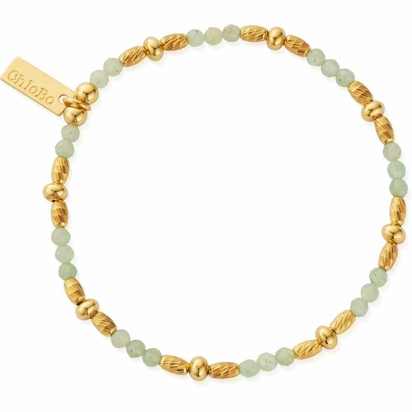 Bracelets | Womens Ladies Gold Plated Sparkle Adventurine Bracelet Bracelets Bracelets