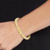 Bracelets | Womens Ladies Gold Plated Stone Set Beaded Bracelet Bracelets Bracelets