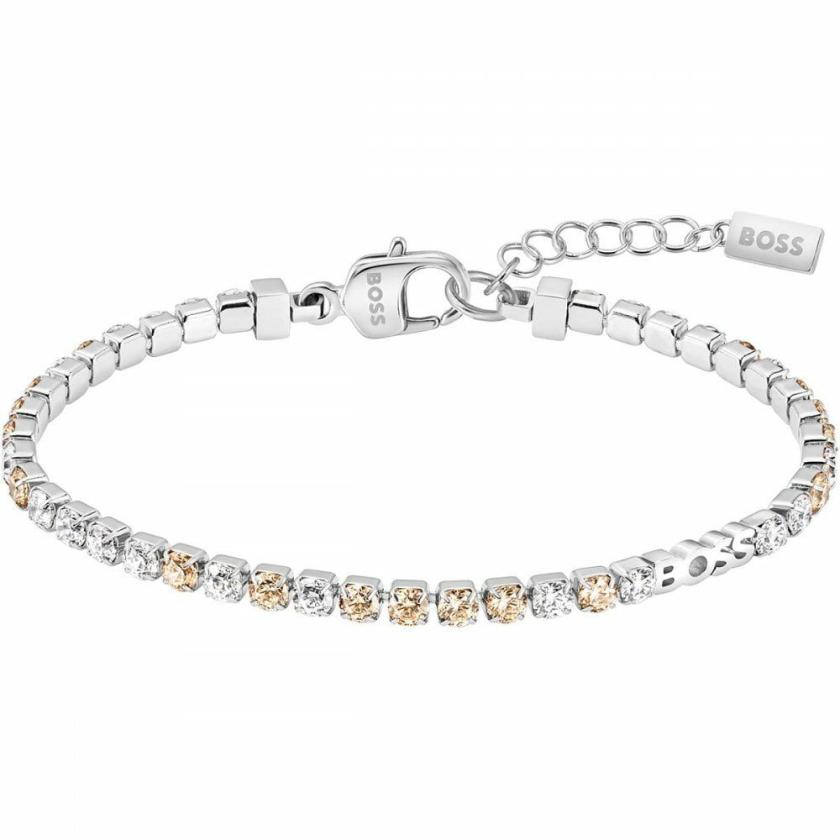 Bracelets | Womens Ladies Kassy Precious Rose Stone Set Tennis Bracelet Bracelets Bracelets