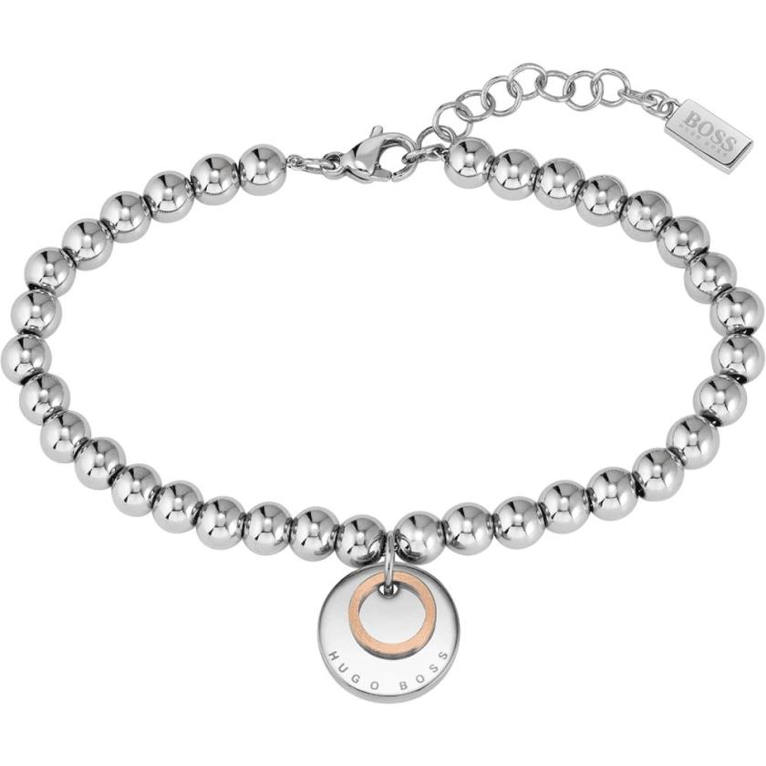 Bracelets | Womens Ladies Medallion Beaded Steel Bracelet Bracelets Bracelets