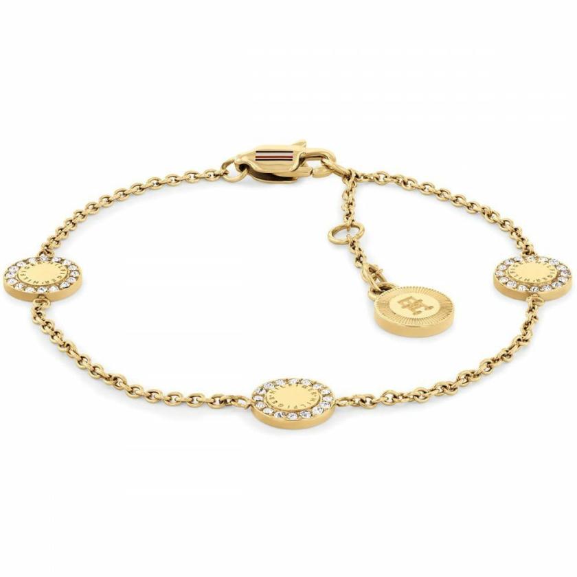 Bracelets | Womens Ladies Mini Crystals Gold Plated Stone Set Circle Bracelet Bracelets Bracelets