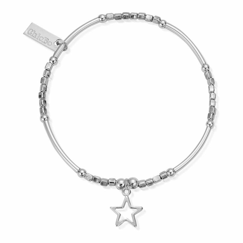 Bracelets | Womens Ladies Mini Noodle Cube Small Open Star Charm Bracelet Bracelets Bracelets